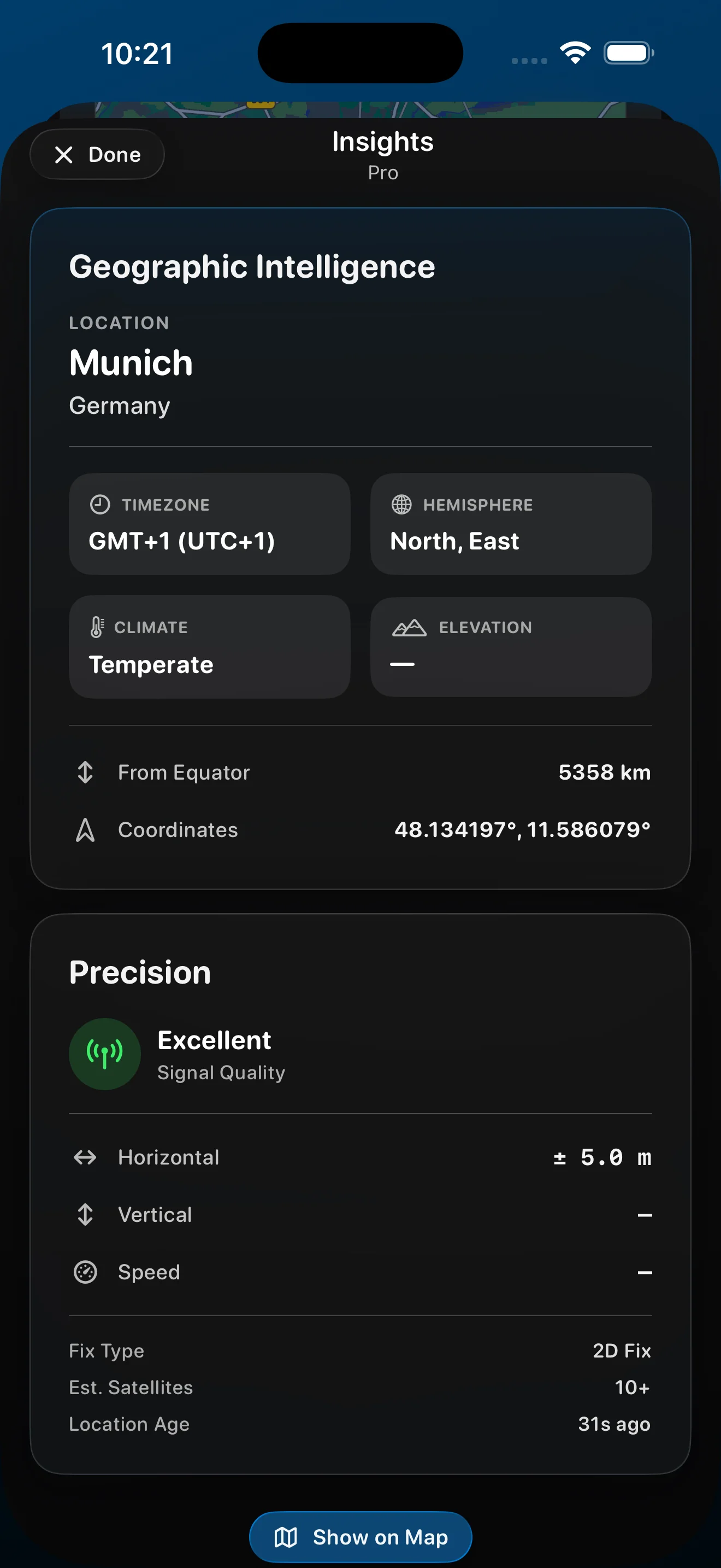 SkyLocation app preview 3